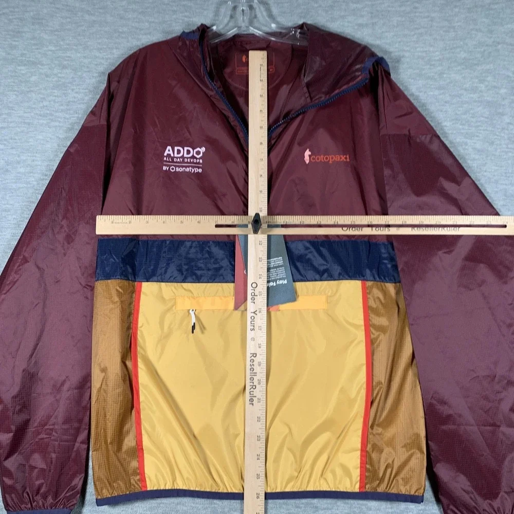 Cotopaxi Jacket Mens Small Multicolor Teca Half Zip Windbreaker Hooded Packable‎